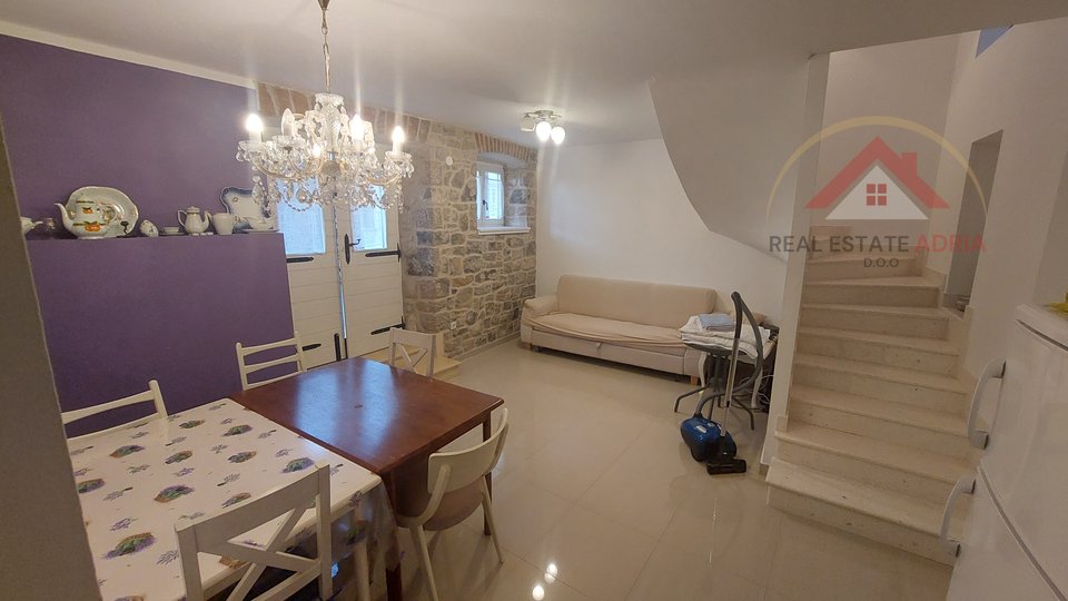 A stone house for sale in the old center of the town with a view of the sea, Sv. Filip and Jakov, Zadar, Dalmatia, Croatia