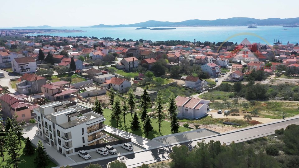 Apartment for sale with a panoramic view of the sea in Sv. Filip i Jakov, Zadar County, Croatia