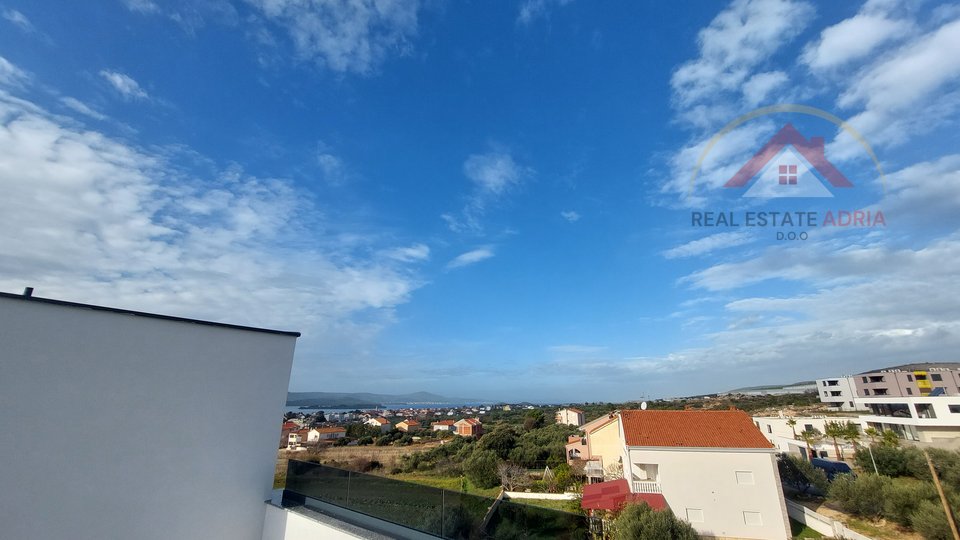 A luxury apartment with a roof terrace and a panoramic view of the sea is for sale in Sv. Filip i Jakov, Zadar County, Croatia