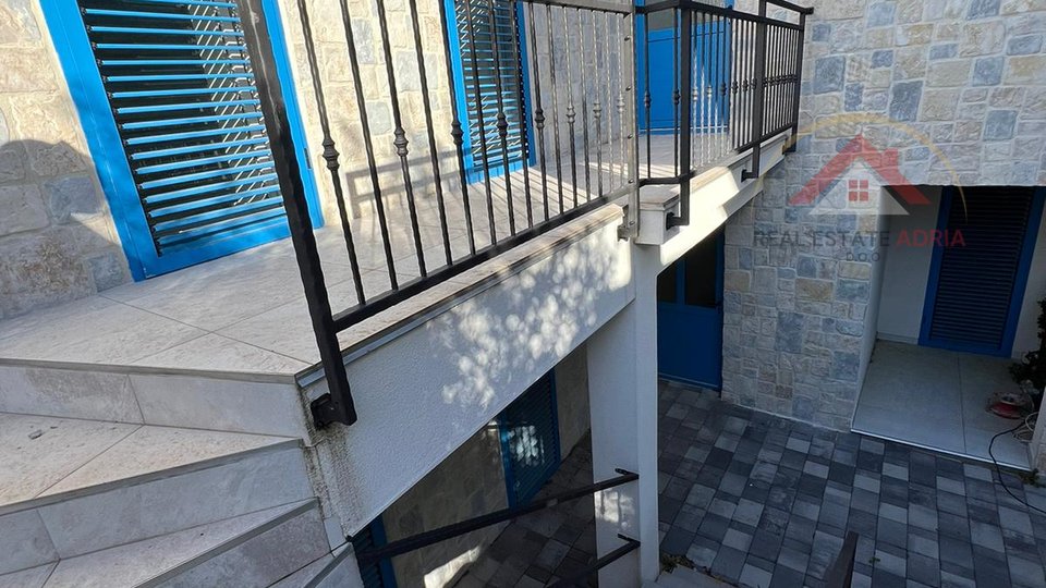 Two-room apartment for sale on the ground floor of a stone house in the center of Biograd na Moru, Dalmatia, Croatia