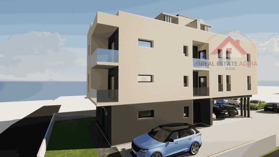 Two-room apartment for sale on the first floor in Biograd na Moru, Dalmatia, Croatia