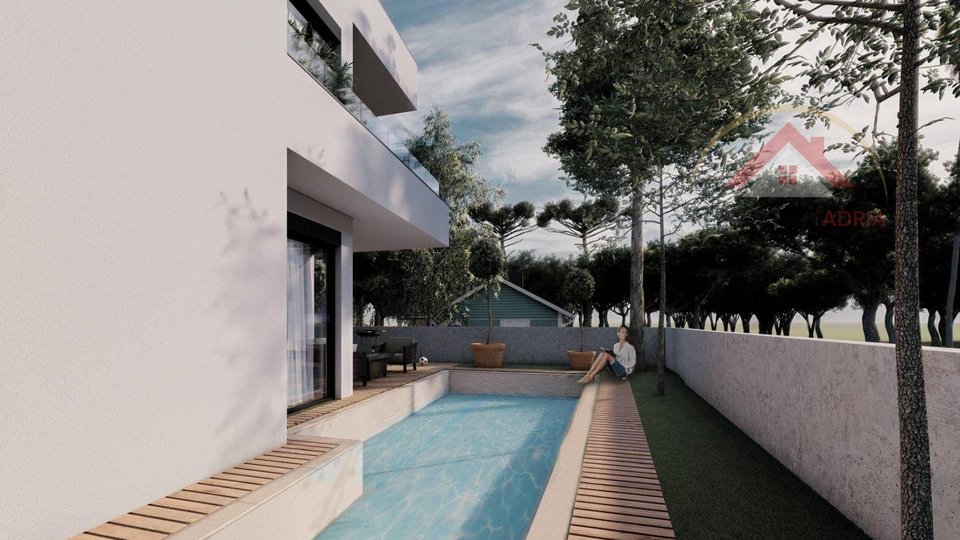 Villa mit Swimmingpool zu verkaufen, in Drage, Gemeinde Pakoštane, Dalmatien, Gespanschaft Zadar, Kroatien
