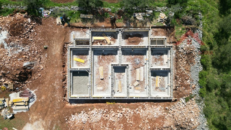 PENTHOUSE-Wohnung zum Verkauf mit Meerblick und Dachterrasse in Turnje, in der Nähe von Biograd na Moru, Gespanschaft Zadar