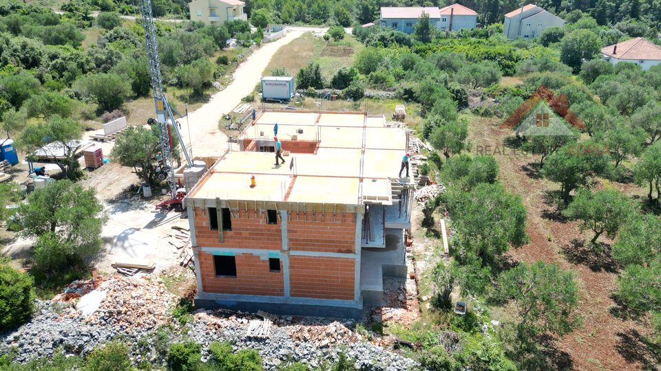 PENTHOUSE-Wohnung zum Verkauf mit Meerblick und Dachterrasse in Turnje, in der Nähe von Biograd na Moru, Gespanschaft Zadar