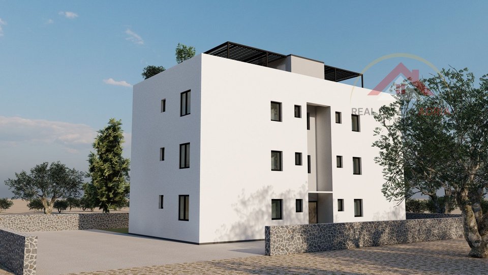 PENTHOUSE-Wohnung zum Verkauf mit Meerblick und Dachterrasse in Turanj, in der Nähe von Biograd na Moru, Gespanschaft Zadar