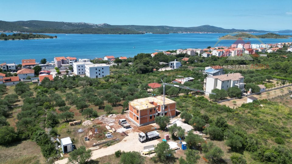 First floor apartment with sea view for sale, new building, Turanj, Zadar County, Croatia